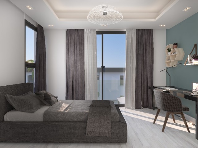 Kıbrıs Zeytinlik, Girne 4+1 Deniz Manzaralı Villa 