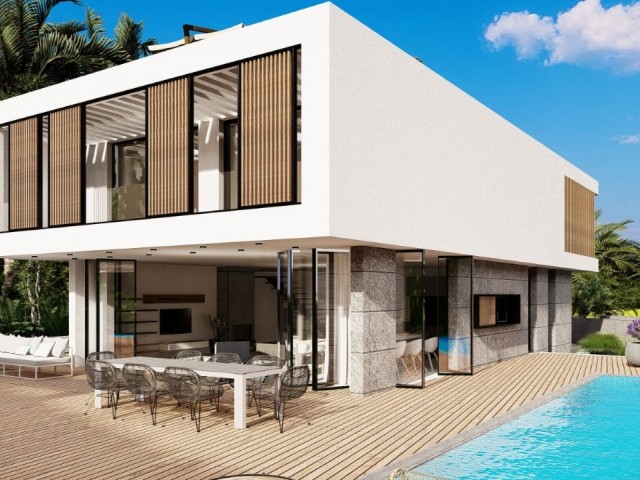 Zypern Kyrenia Edremit Luxus 4+1 Villa Projekt zum Verkauf