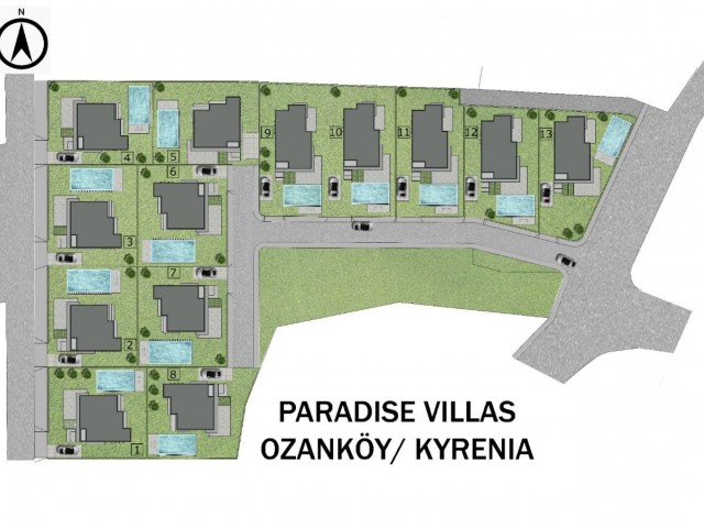 3 + 1 Villa Zum Verkauf In Ozanköy ** 