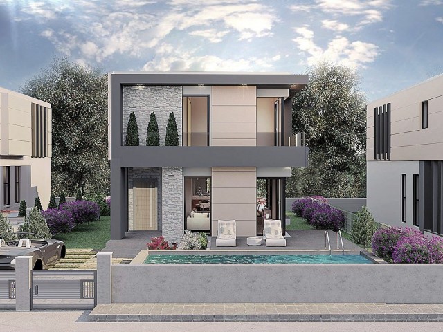 3 + 1 Villa Zum Verkauf In Alsancak ** 