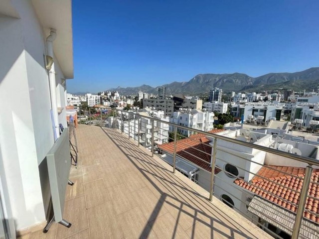 OPPORTUNITY...2+1 FULLY FURNISHED PENTHOUSE APARTMENT FOR RENT WITH A VERY SPACIOUS TERRACE, LOCATED CLOSE TO THE CENTER OF KYRENIA ** 