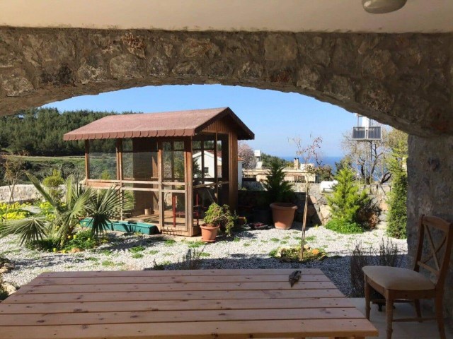 A FULLY FURNISHED 3+1 DUPLEX LUX VILLA WITH A GARDEN WITH A PRIVATE POOL WITH A GREAT VIEW OF NATURE IN THE KYRENIA EDREMIT REGION ** 