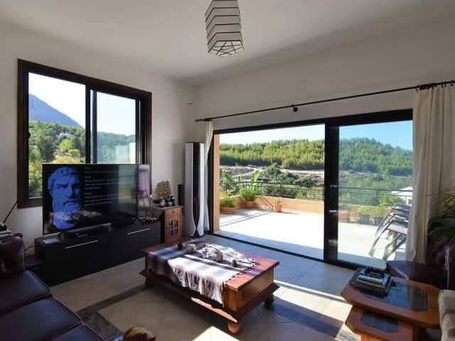 A FULLY FURNISHED 3+1 DUPLEX LUX VILLA WITH A GARDEN WITH A PRIVATE POOL WITH A GREAT VIEW OF NATURE IN THE KYRENIA EDREMIT REGION ** 