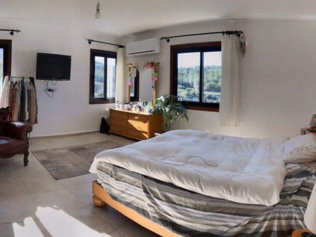 A FULLY FURNISHED 3+1 DUPLEX LUX VILLA WITH A GARDEN WITH A PRIVATE POOL WITH A GREAT VIEW OF NATURE IN THE KYRENIA EDREMIT REGION ** 