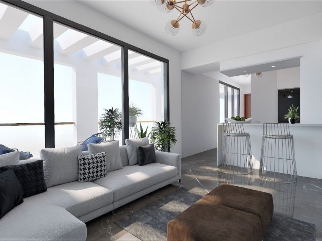 A PENTHOUSE FOR 78,000 POUNDS AT AN UNMISSABLE PRICE IN YENIBOGAZ. IT IS BUILT WITH 1ST CLASS MATERIALS 600 METERS FROM THE SEA. DELIVERY DATE October 2022 ** 