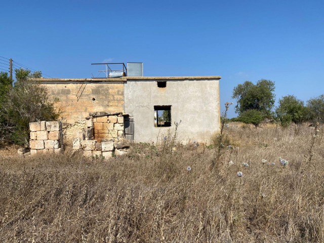 İskele Derince'de, içinde evi olan satılık arazi