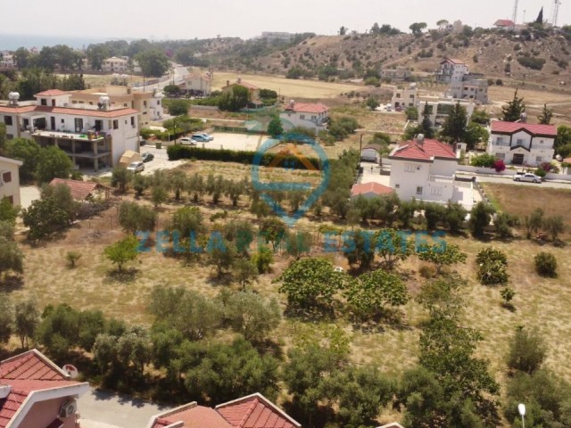 Iskele Bosphorus, 7 acres of land for sale with a villa in it ** 