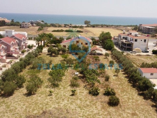 Iskele Bosphorus, 7 acres of land for sale with a villa in it ** 