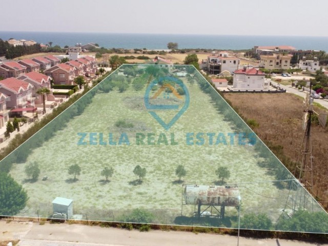 Iskele Bosphorus, 7 acres of land for sale with a villa in it ** 