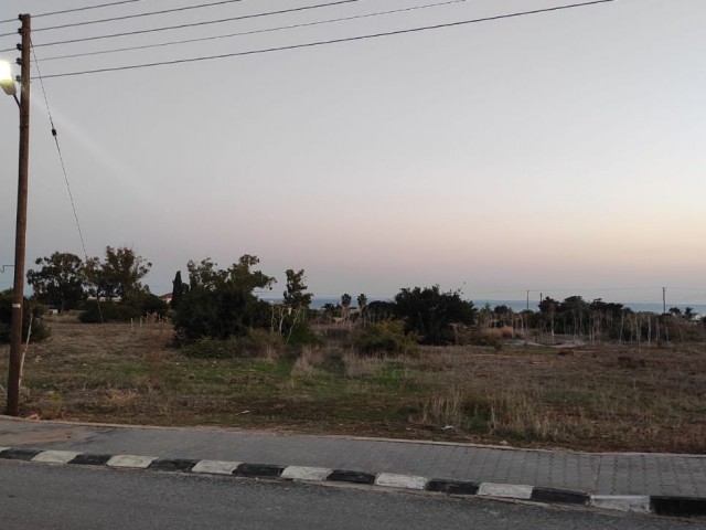 Land for sale in Iskele - Bogaztepe with sea view ** 
