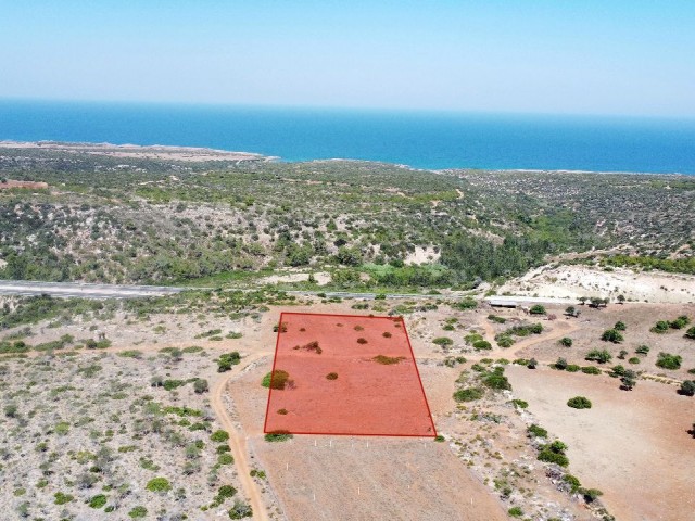 4 Decares of Land for Sale with Sea View in Yeni Erenkoy