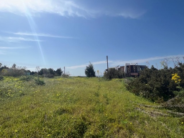 3 acres of land with zoning and sea view for sale in Yeni Erenköy