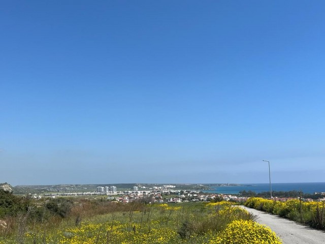 Grundstück mit Meerblick in Iskele Bogaztepe