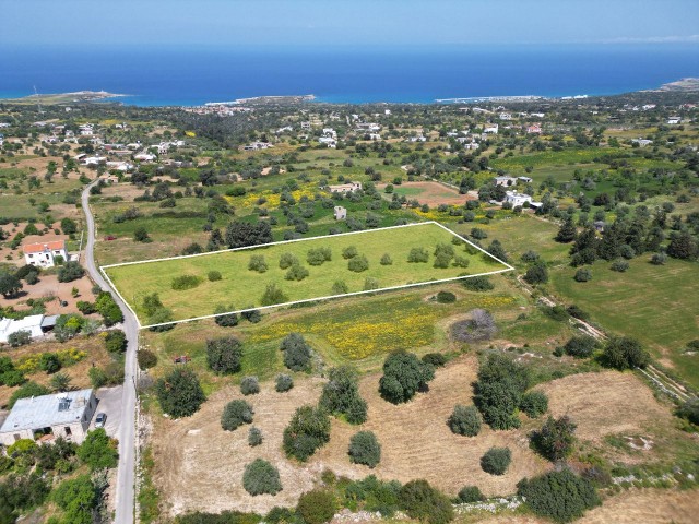 SEA VIEW7 ACRES OF LAND WITH 3 HOUSES FOR SALE IN ISKELE-SIPAHI 