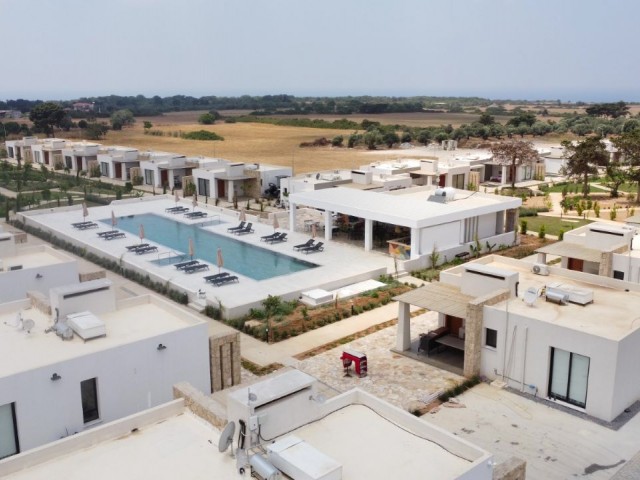 2+1 furnished villa for sale in a perfect site where green and blue meet in Dipkarpaz