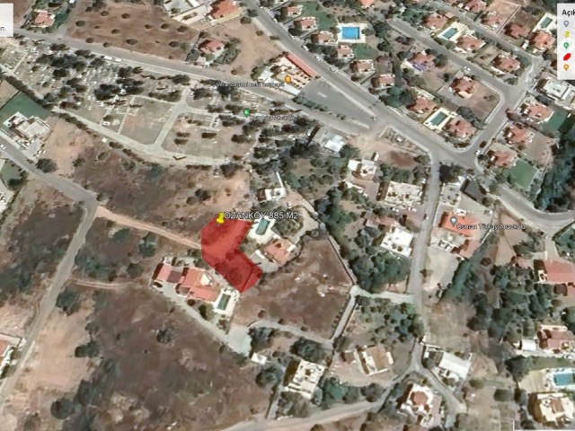 886 M2 GRUNDSTÜCK IN OZANKOY, KYRENIA