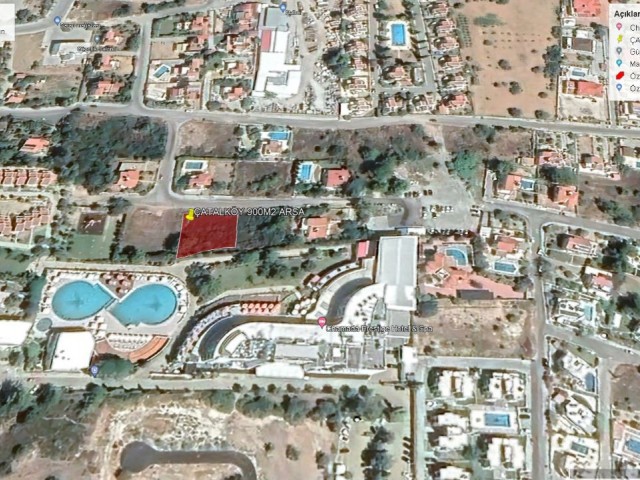 NOT TO BE MISSED IN GIRNE ÇATALKÖY 900 M2 LAND WITH TURKISH KOÇANLI