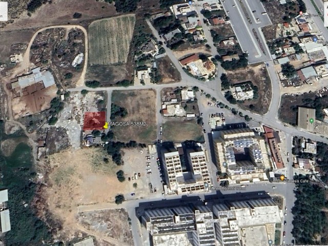 NOT TO BE MISSED LAND CLOSE TO EASTERN MEDITERRANEAN UNIVERSITY DORMITORIES AND STATE HOSPITAL 538M2