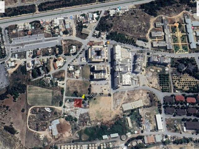 NOT TO BE MISSED LAND CLOSE TO EASTERN MEDITERRANEAN UNIVERSITY DORMITORIES AND STATE HOSPITAL 538M2