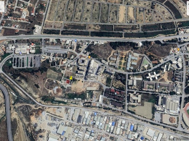 زمینی که نباید از دست داد نزدیک به خوابگاه های دانشگاه مدیترانه شرقی و بیمارستان دولتی 538 متر مربع