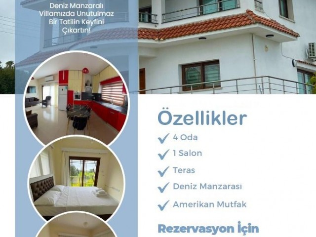 VILLA ZU VERMIETEN IN YENİERENKÖY