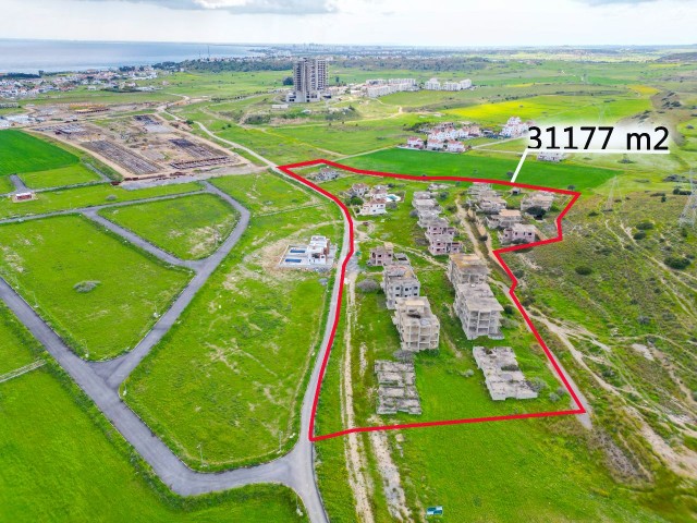 23 DECLARES OF LAND WITH 3 EVLEK PROJECT FOR SALE IN İSKELE YARKÖY