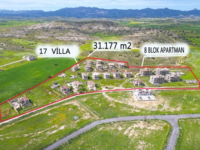 23 DECLARES OF LAND WITH 3 EVLEK PROJECT FOR SALE IN İSKELE YARKÖY