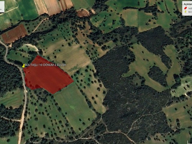 زمین برای فروش برای سرمایه گذاری در روستای بولتاشلی 14050 متر مربع