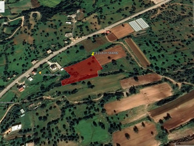 LAND FOR INVESTMENT AND SALE IN YEŞİLKÖY 5840M2