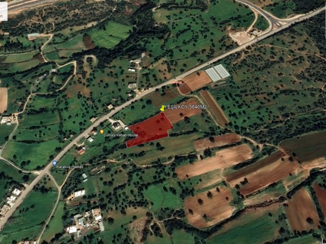 LAND FOR INVESTMENT AND SALE IN YEŞİLKÖY 5840M2