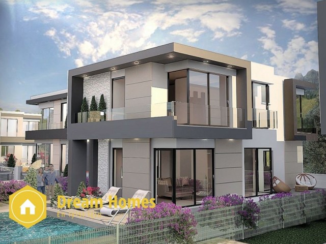 Kıbrıs Girne Alsancak'ta Satılık 3+1 Lüks Villa