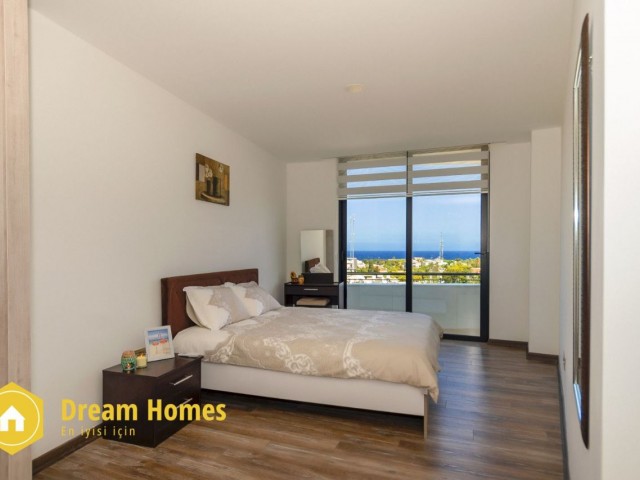Сдается 2+1 квартира в центре Кирении, Кипр, с великолепным видом на горы и море ** 