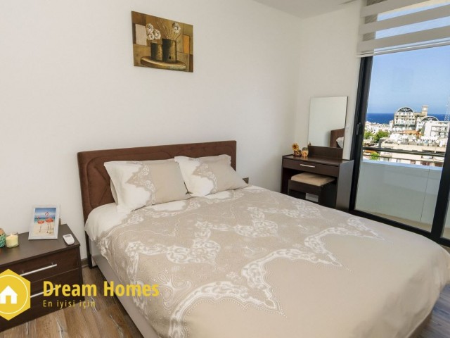 Сдается 2+1 квартира в центре Кирении, Кипр, с великолепным видом на горы и море ** 