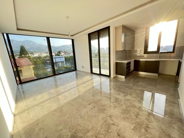 On Bellapais Road, the Pearl of Kyrenia, in a Very Special Position, with Magnificent Mountain and Sea Views, 3+1 En-Suite Residence Flats for Sale with Indoor Parking Lot ** 