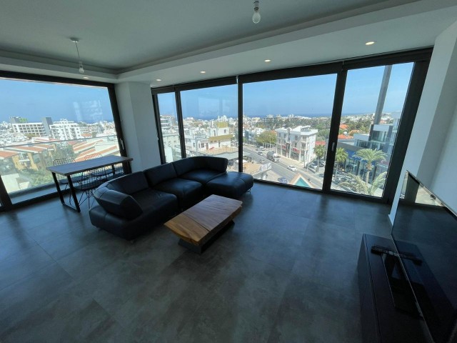 2+1 LUXURIOUS FLAT FOR RENT WITH MOUNTAIN AND SEA VIEW IN KYRENIA CENTER ** 