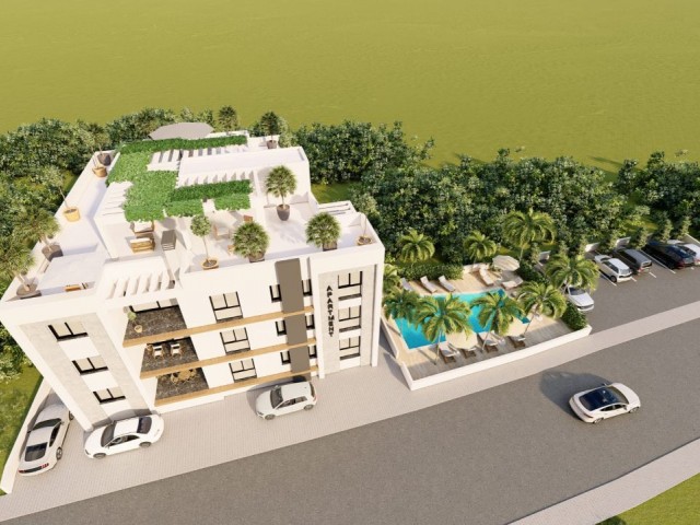 2+1 LUXURY APARTMENTS FOR SALE IN ALSANCAK, KYRENIA, CYPRUS, WITH ON-SITE, EN SUITE BATHROOM, SHARED SWIMMING POOL ** 