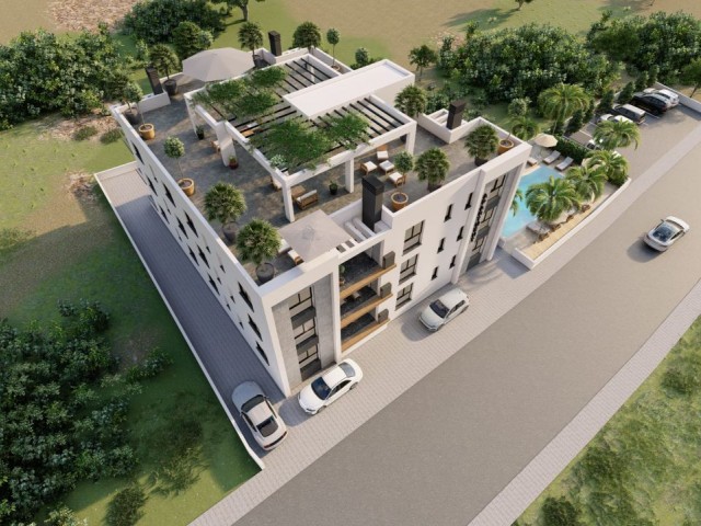 2+1 LUXURY APARTMENTS FOR SALE IN ALSANCAK, KYRENIA, CYPRUS, WITH ON-SITE, EN SUITE BATHROOM, SHARED SWIMMING POOL ** 