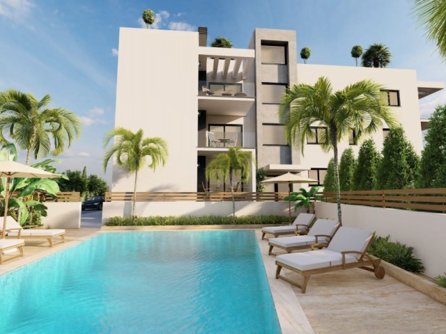 2+1 LUXURY APARTMENTS FOR SALE IN ALSANCAK, KYRENIA, CYPRUS, WITH ON-SITE, EN SUITE BATHROOM, SHARED SWIMMING POOL ** 