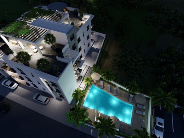 2+1 LUXURY APARTMENTS FOR SALE IN ALSANCAK, KYRENIA, CYPRUS, WITH ON-SITE, EN SUITE BATHROOM, SHARED SWIMMING POOL ** 