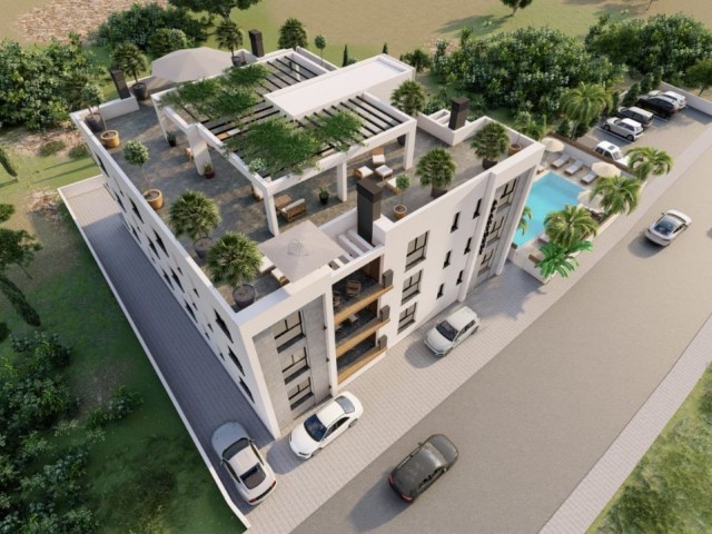 2+1 LUXURY APARTMENTS FOR SALE IN ALSANCAK, KYRENIA, CYPRUS, WITH ON-SITE, EN SUITE BATHROOM, SHARED SWIMMING POOL ** 