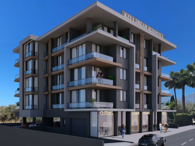 CYPRUS KYRENIA 3 + 1 LUXURY APARTMENT FOR SALE ON BELLAPAIS ROAD WITH MAGNIFICENT MOUNTAIN AND SEA VIEWS, INDOOR PARKING AND COMMERCIAL PERMIT ** 