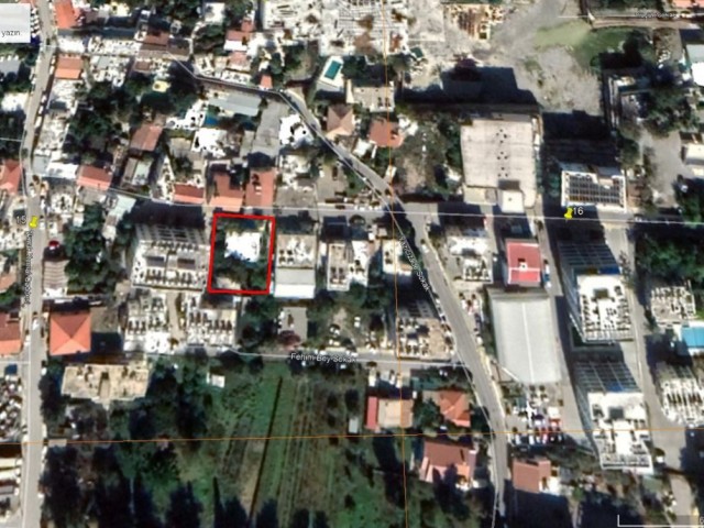 CYPRUS KYRENIA CENTER WITH TURKISH COB, 100% ZONED, COMMERCIAL AND DORMITORY PERMISSION, 722 m2 LAND FOR SALE Dec ** 