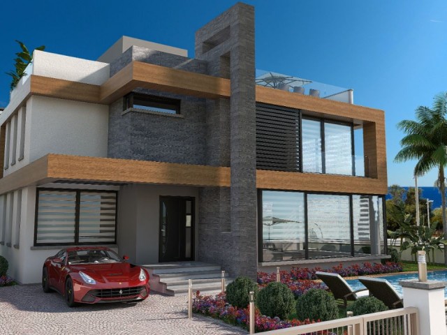 4+1 LUXURIOUS VILLA WITH AND WITHOUT A POOL FOR SALE IN ÇATALKOY, CYPRUS, GIRNE