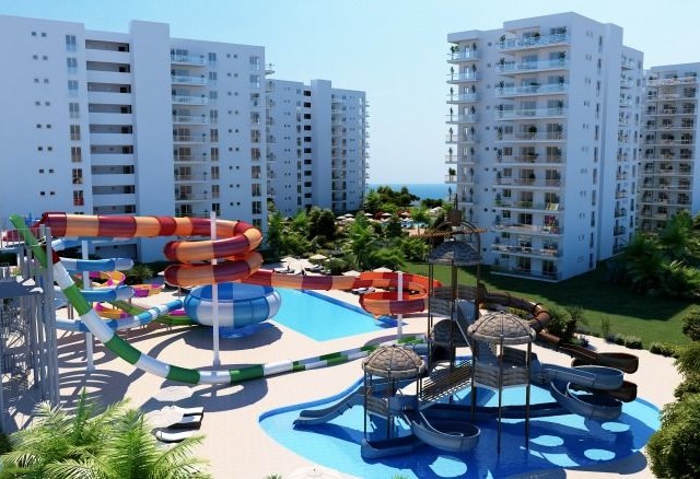 1+1 LUXURIOUS FLATS FOR SALE IN CYPRUS ISKELE REGION WITH 5 STAR HOTEL CONCEPT