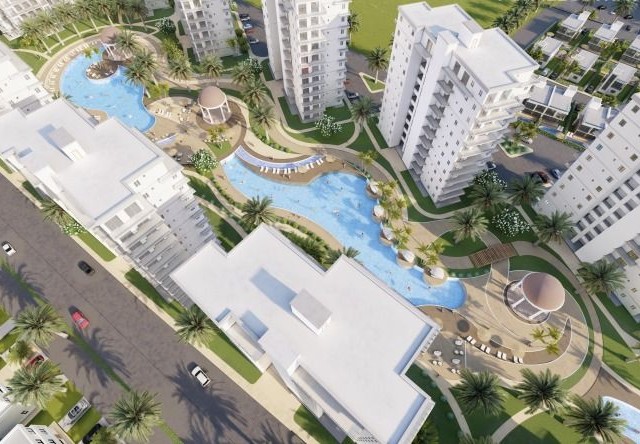 2+1 LUXURIOUS FLATS FOR SALE IN CYPRUS ISKELE REGION WITH 5 STAR HOTEL CONCEPT