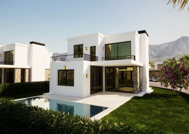 3+1 LUXURIOUS VILLAS FOR SALE IN CYPRUS GIRNE EDREMIT