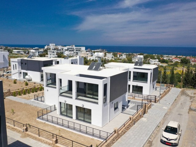 3+1 MODERNE VILLEN MIT BERG- UND MEERBLICK ZUM VERKAUF IN ZYPERN GIRNE ÇATALKÖY