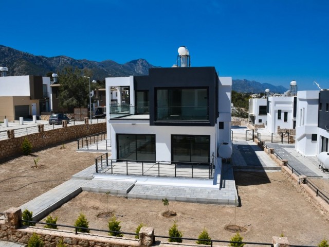 3+1 MOUNTAIN AND SEA VIEW MODERN VILLAS FOR SALE IN CYPRUS GIRNE ÇATALKÖY