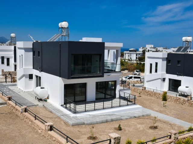 3+1 MOUNTAIN AND SEA VIEW MODERN VILLAS FOR SALE IN CYPRUS GIRNE ÇATALKÖY