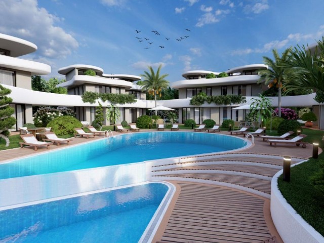 4+ 1 LUXURY VILLAS FOR SALE IN ALSANCAK, CYPRUS GİRNE, NEIGHBORING MERİT HOTELS, WITH MAGNIFICENT MOUNTAIN AND SEA VIEWS